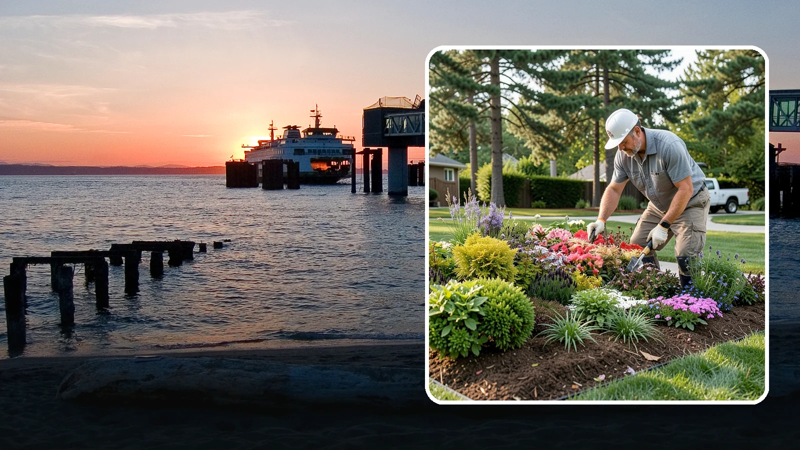 Seasonal Planting in Edmonds, Snohomish County, WA - We refresh beds and containers with color and structure chosen to thrive in the Pacific Northwest's mild, wet seasons.