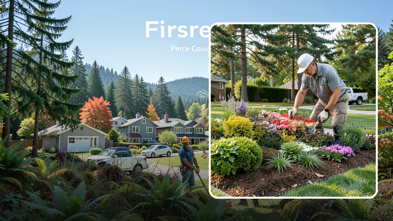 Seasonal Planting in Fircrest, Pierce County, WA - We refresh beds and containers with color and structure chosen to thrive in the Pacific Northwest's mild, wet seasons.