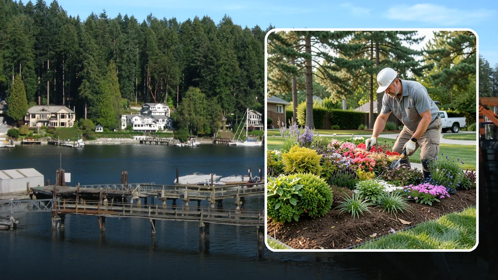 Seasonal Planting in Gig Harbor, Pierce County, WA - We refresh beds and containers with color and structure chosen to thrive in the Pacific Northwest's mild, wet seasons.