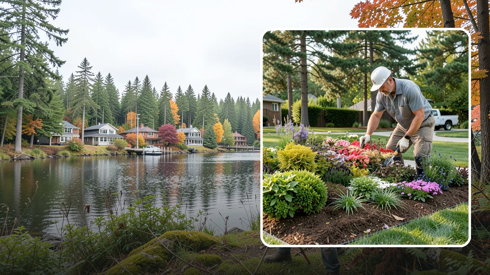 Seasonal Planting in La Conner, Skagit County, WA - We refresh beds and containers with color and structure chosen to thrive in the Pacific Northwest's mild, wet seasons.