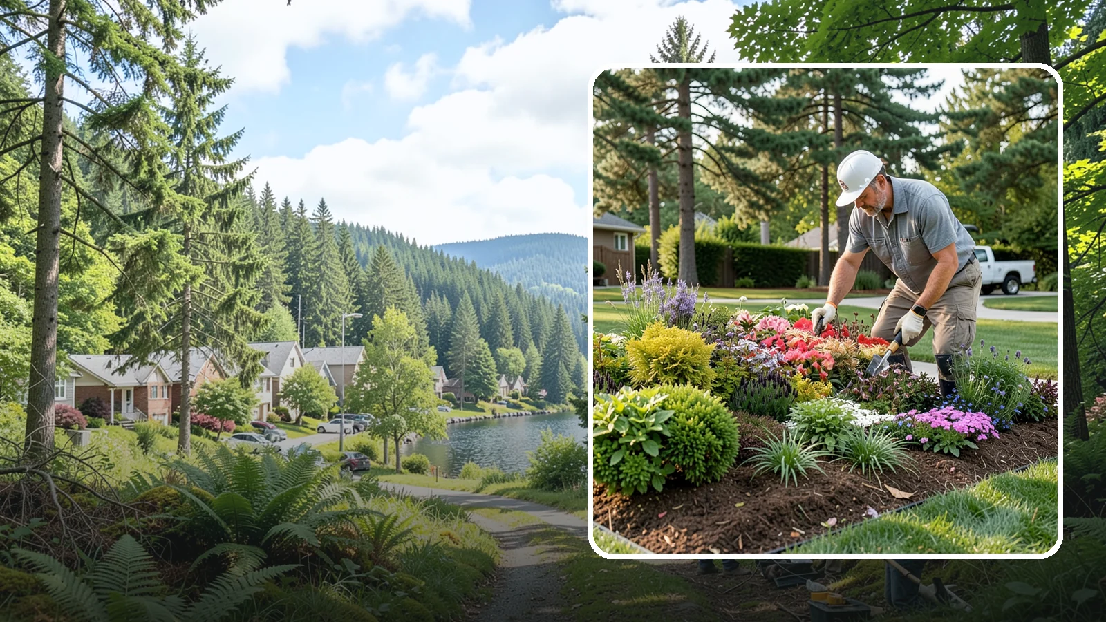 Seasonal Planting in Lake Forest Park, King County, WA - We refresh beds and containers with color and structure chosen to thrive in the Pacific Northwest's mild, wet seasons.