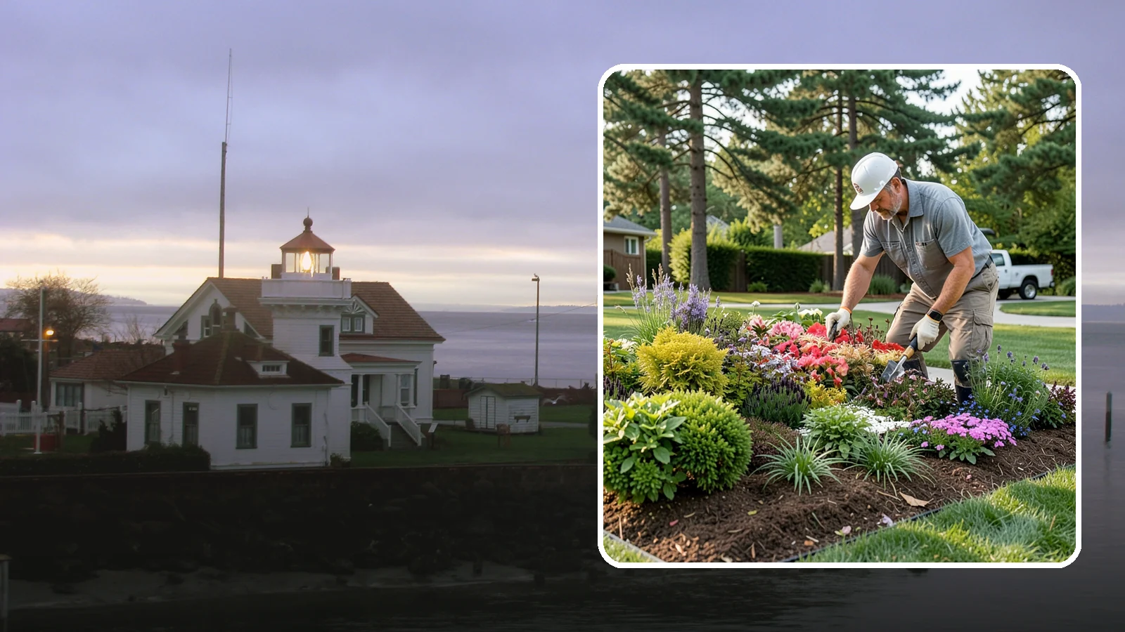 Seasonal Planting in Mukilteo, Snohomish County, WA - We refresh beds and containers with color and structure chosen to thrive in the Pacific Northwest's mild, wet seasons.