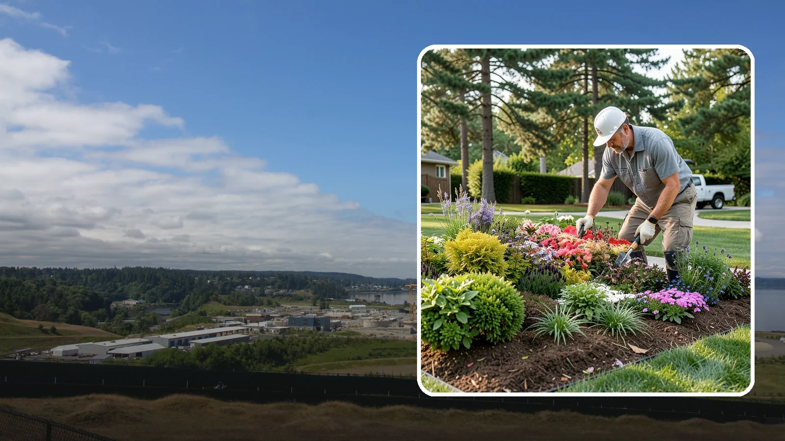 Seasonal Planting in University Place, Pierce County, WA - We refresh beds and containers with color and structure chosen to thrive in the Pacific Northwest's mild, wet seasons.