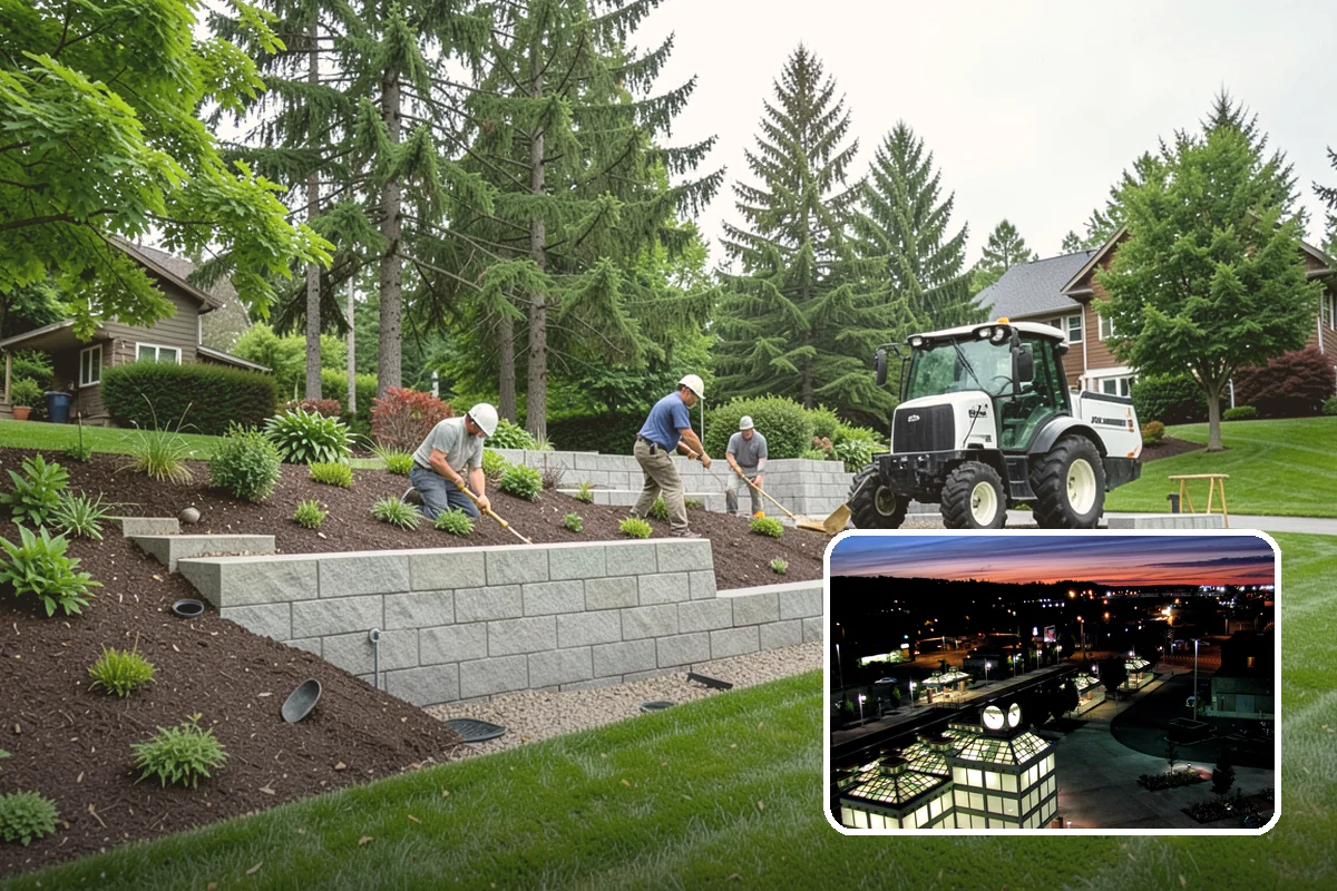 Seating Wall Installation in Auburn, King County, WA - Permanent seating without clutter