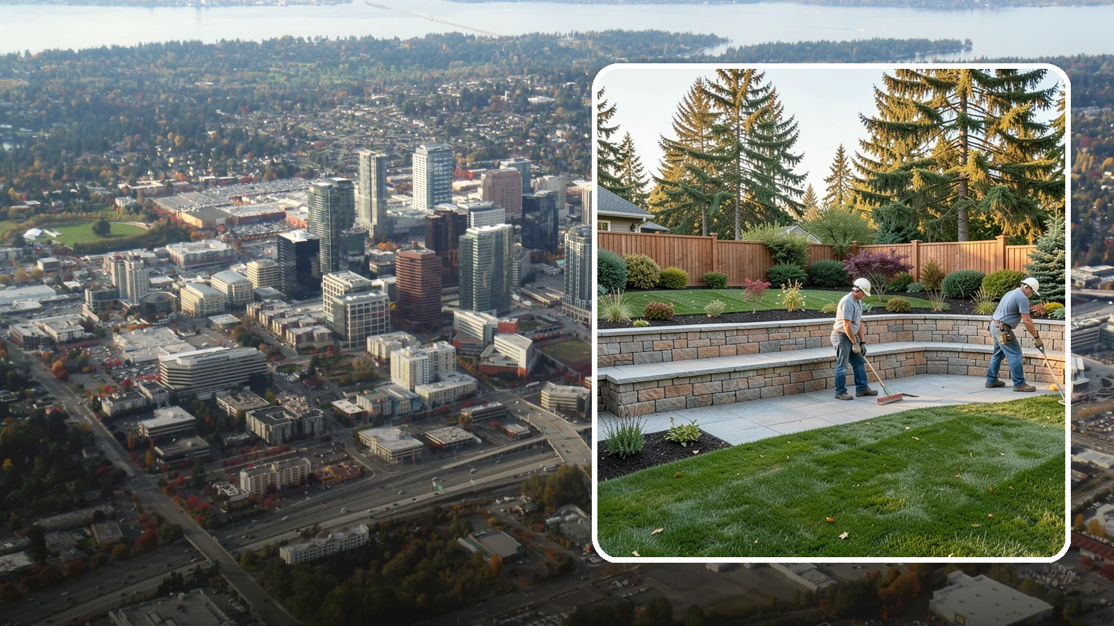 Seating Wall Installation in Bellevue, King County, WA - Built-in seating walls that add permanent seating and definition to patios and gathering spaces.