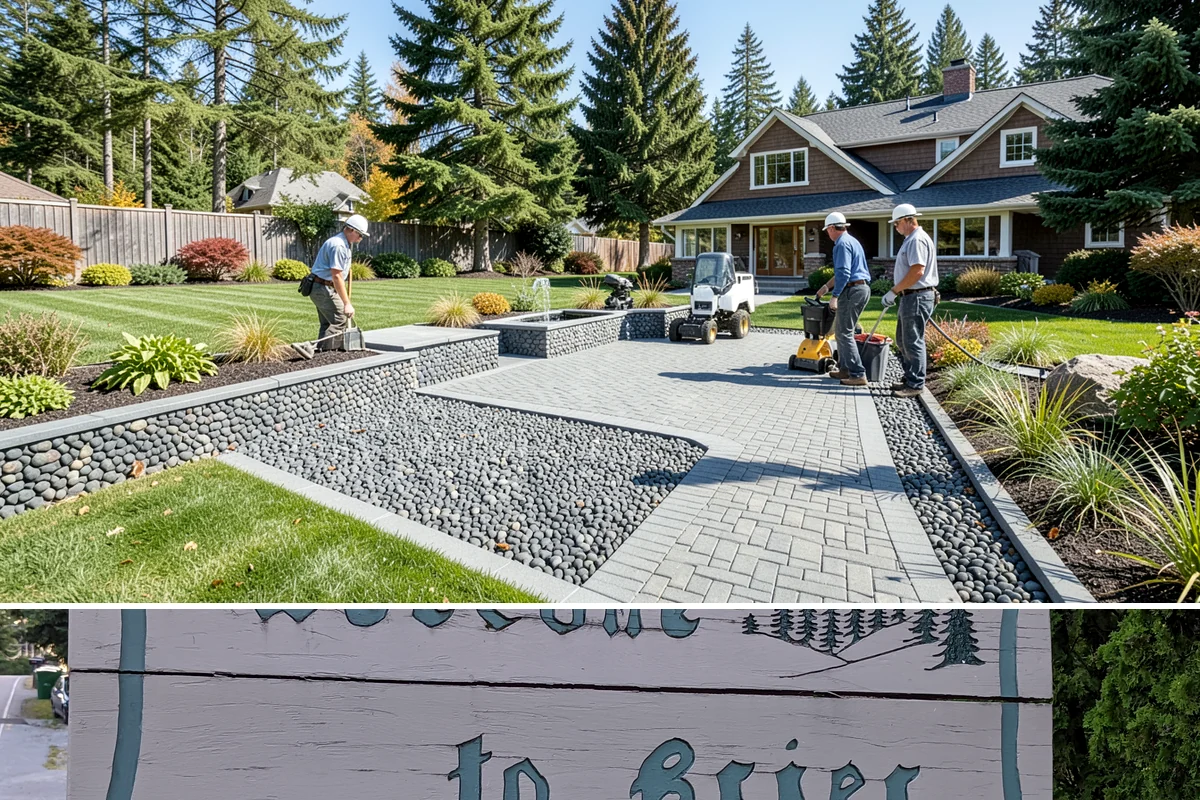 Seating Wall Installation in Brier, Snohomish County, WA - Best built spring through fall.