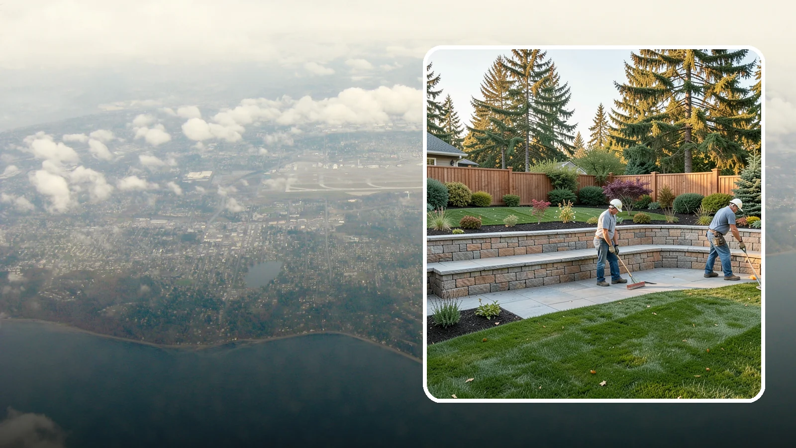 Seating Wall Installation in Burien, King County, WA - Built-in seating walls that add permanent seating and definition to patios and gathering spaces.