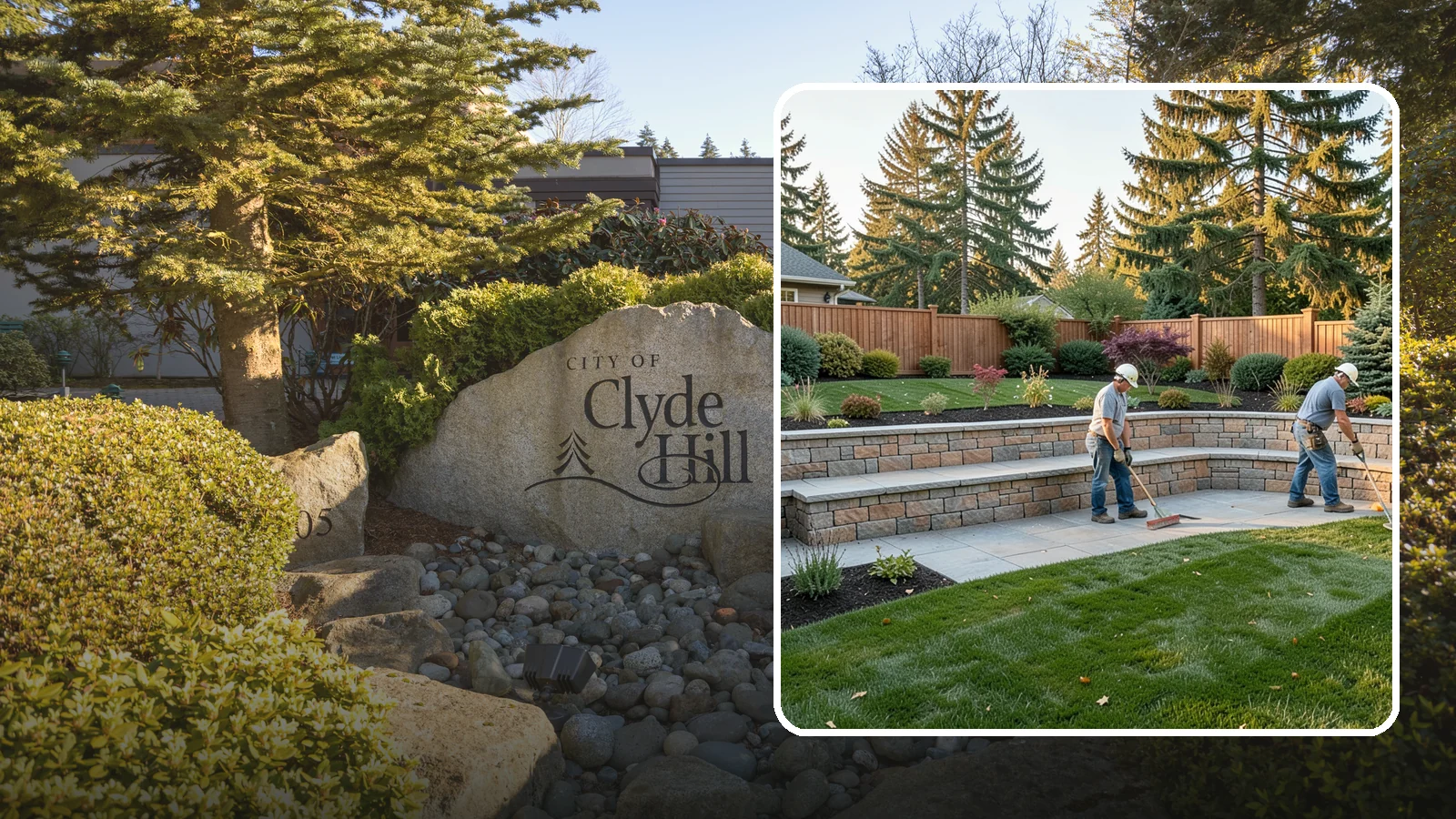 Seating Wall Installation in Clyde Hill, King County, WA - Built-in seating walls that add permanent seating and definition to patios and gathering spaces.