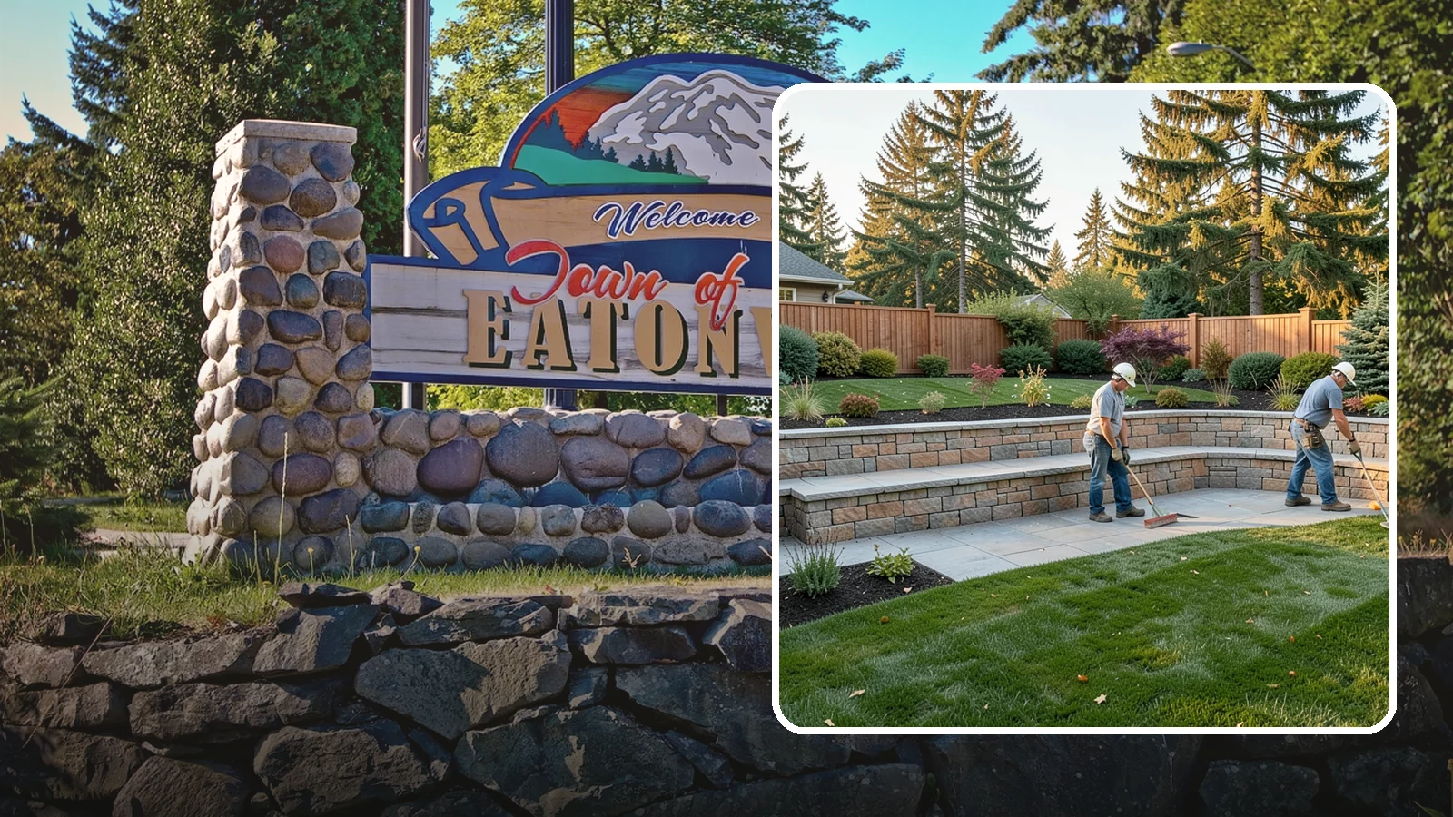 Seating Wall Installation in Eatonville, Pierce County, WA - Built-in seating walls that add permanent seating and definition to patios and gathering spaces.