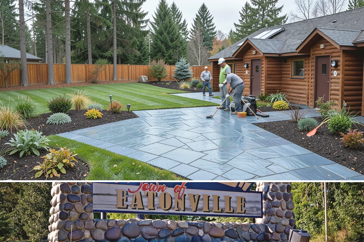 Seating Wall Installation in Eatonville, Pierce County, WA - Best built spring through fall.