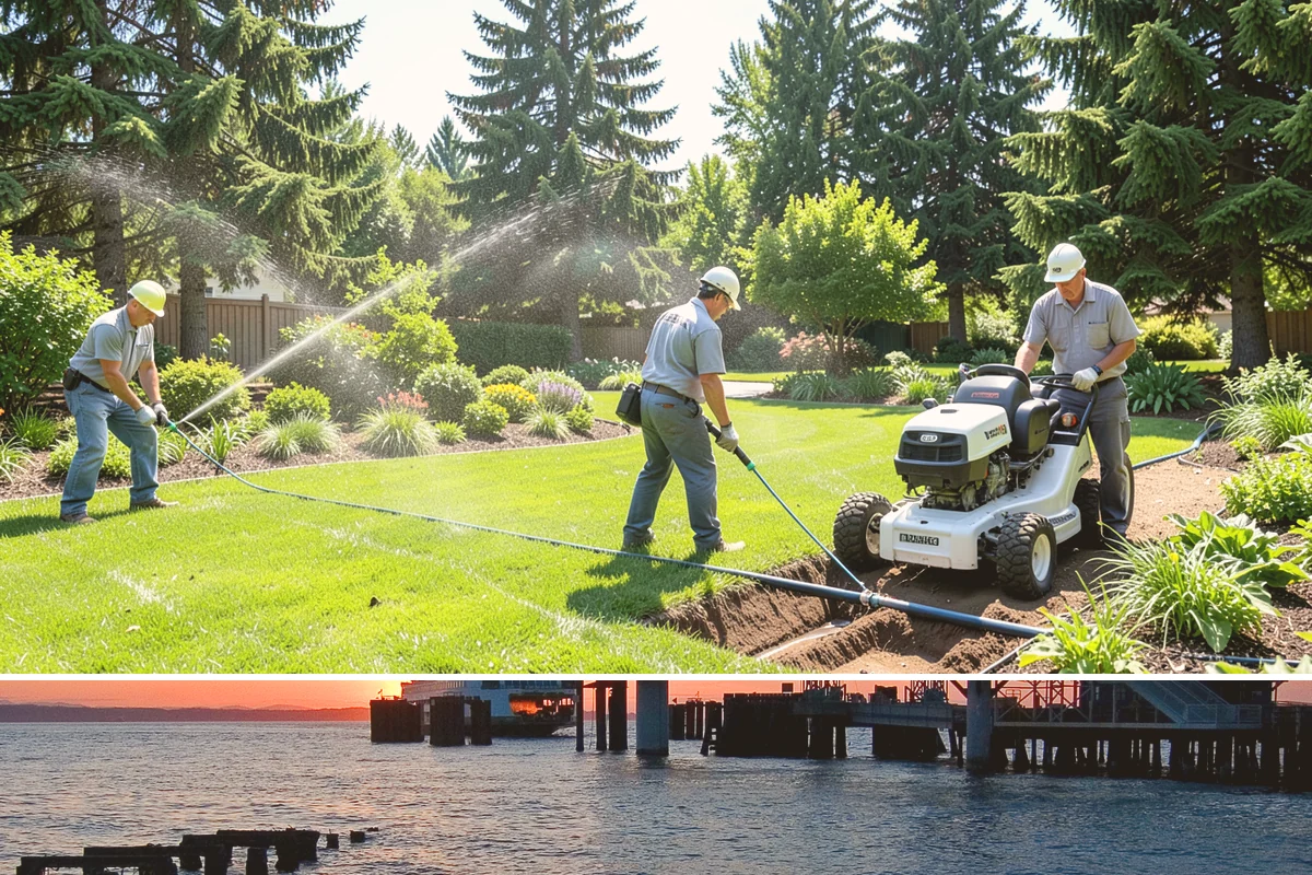 Seating Wall Installation in Edmonds, Snohomish County, WA - Best built spring through fall.