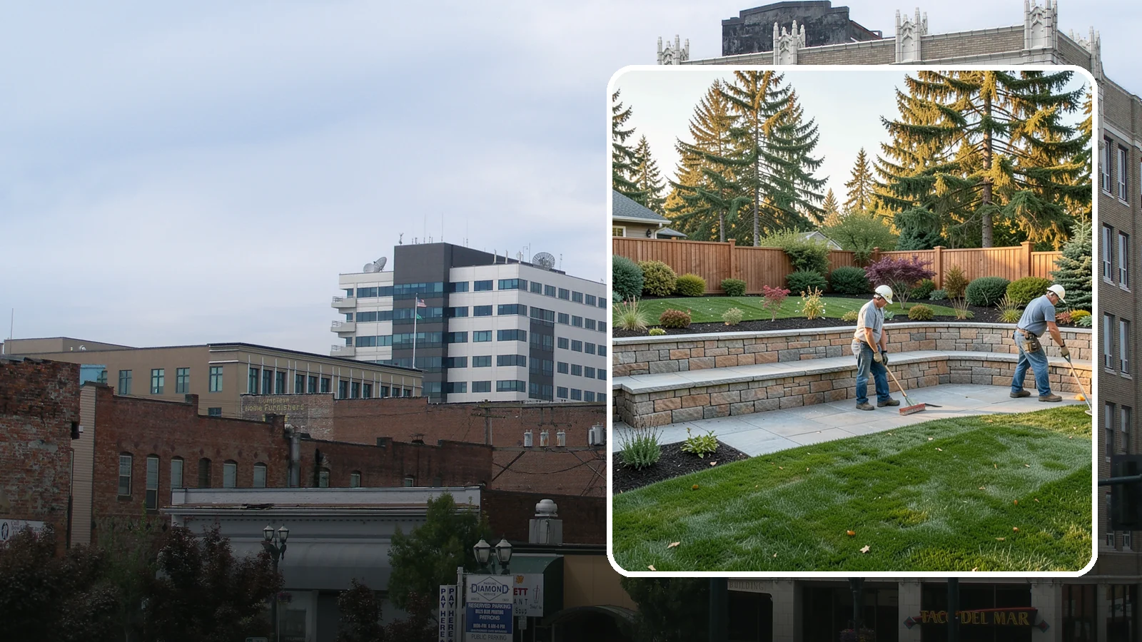 Seating Wall Installation in Everett, Snohomish County, WA - Built-in seating walls that add permanent seating and definition to patios and gathering spaces.