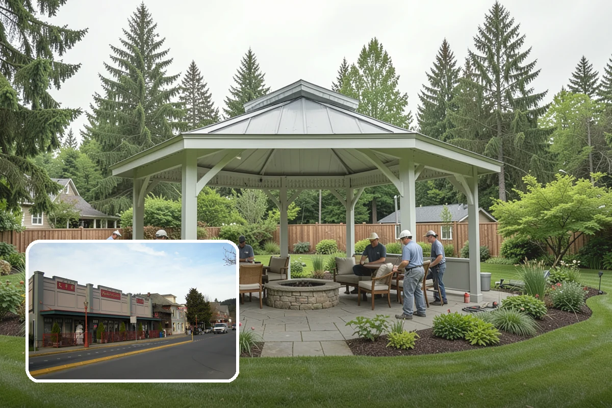 Seating Wall Installation in Issaquah, King County, WA - Permanent seating without clutter