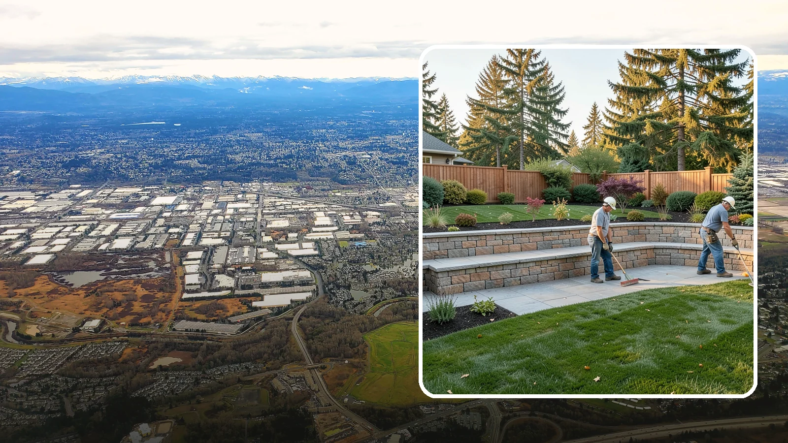Seating Wall Installation in Kent, King County, WA - Built-in seating walls that add permanent seating and definition to patios and gathering spaces.