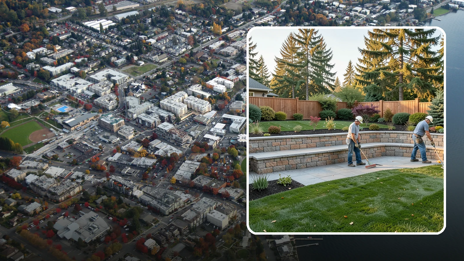 Seating Wall Installation in Kirkland, King County, WA - Built-in seating walls that add permanent seating and definition to patios and gathering spaces.