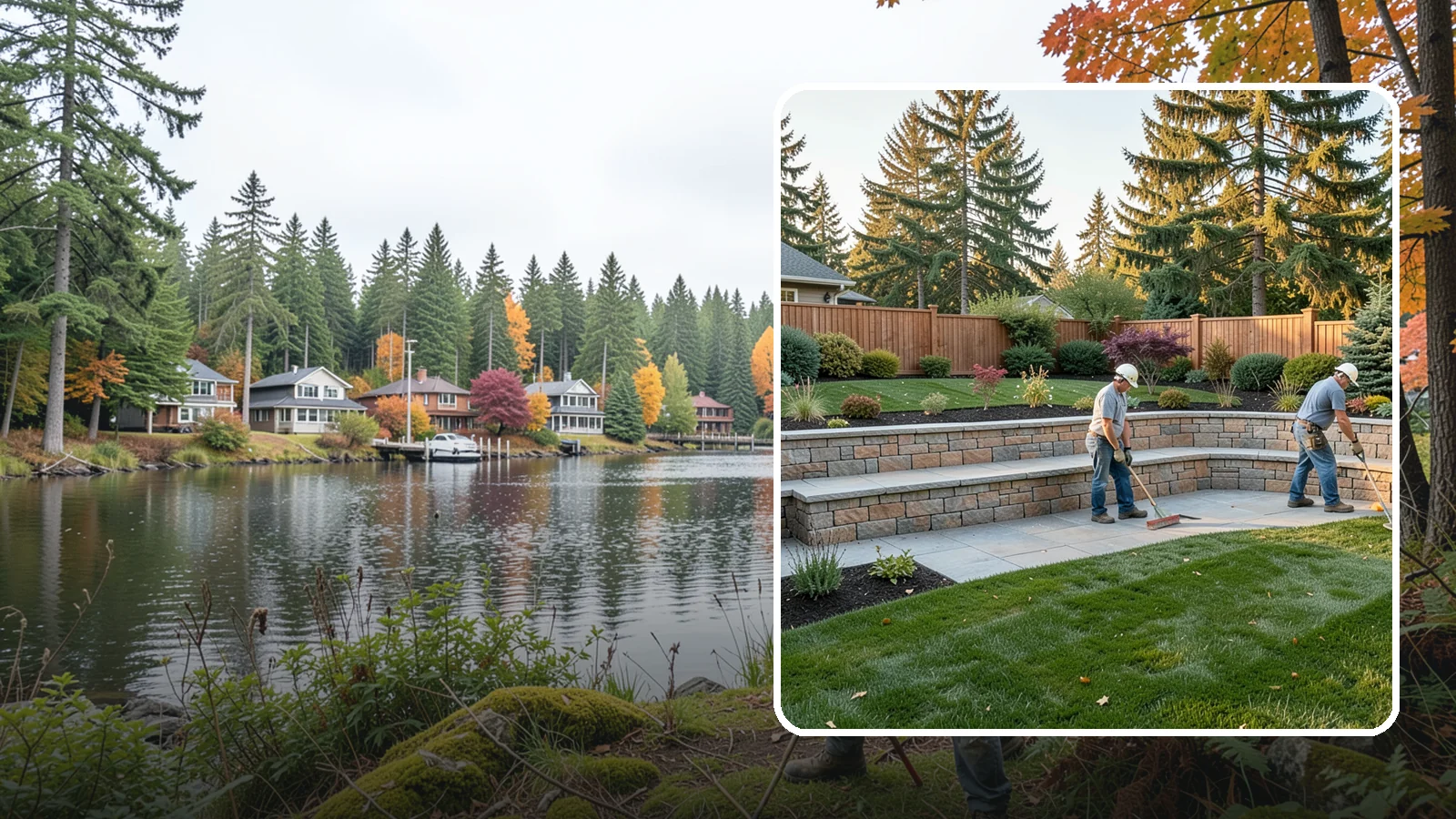 Seating Wall Installation in La Conner, Skagit County, WA - Built-in seating walls that add permanent seating and definition to patios and gathering spaces.