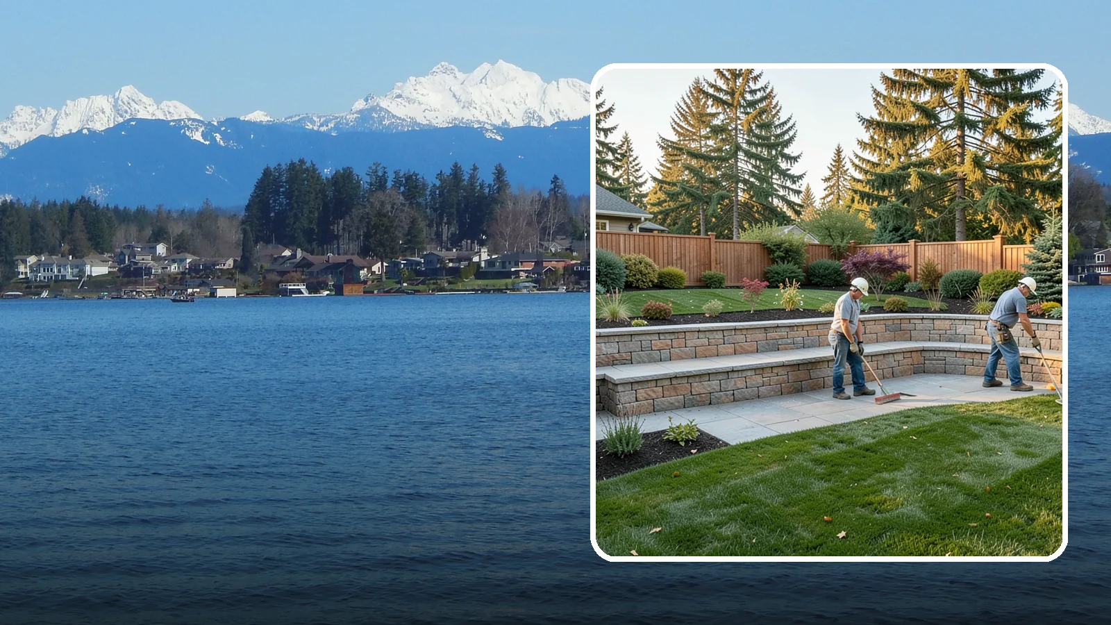 Seating Wall Installation in Lake Stevens, Snohomish County, WA - Built-in seating walls that add permanent seating and definition to patios and gathering spaces.