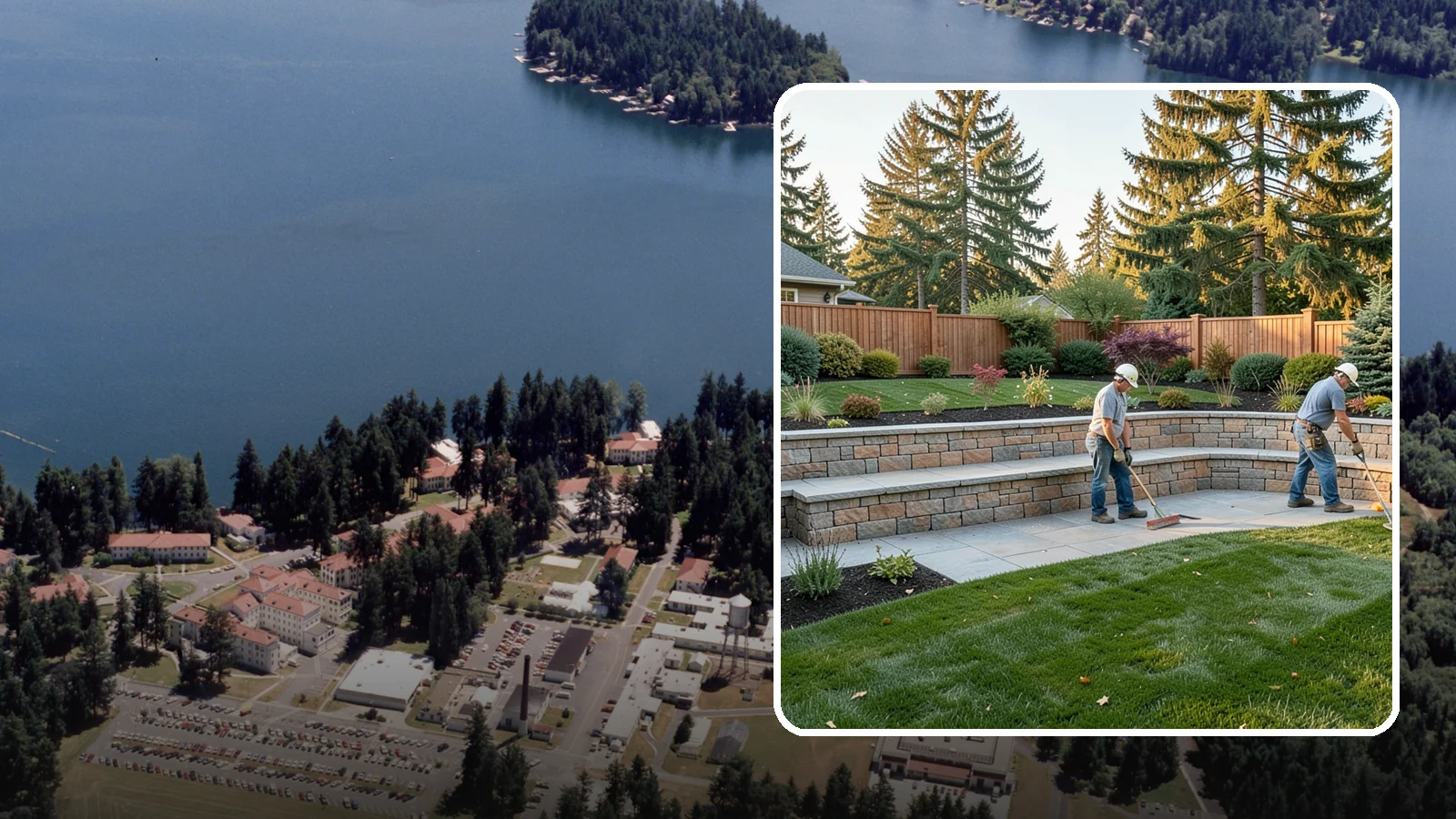 Seating Wall Installation in Lakewood, Pierce County, WA - Built-in seating walls that add permanent seating and definition to patios and gathering spaces.