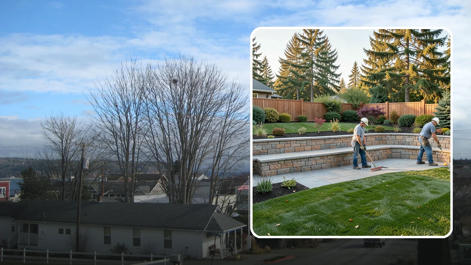 Seating Wall Installation in Langley, Island County, WA - Built-in seating walls that add permanent seating and definition to patios and gathering spaces.