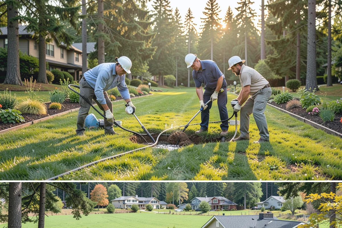 Seating Wall Installation in Lyman, Skagit County, WA - Best built spring through fall.