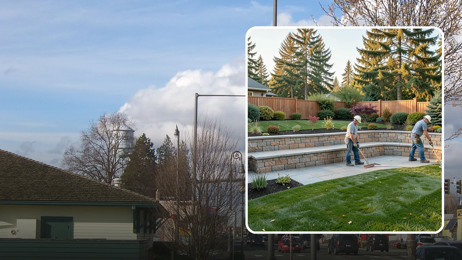 Seating Wall Installation in Marysville, Snohomish County, WA - Built-in seating walls that add permanent seating and definition to patios and gathering spaces.