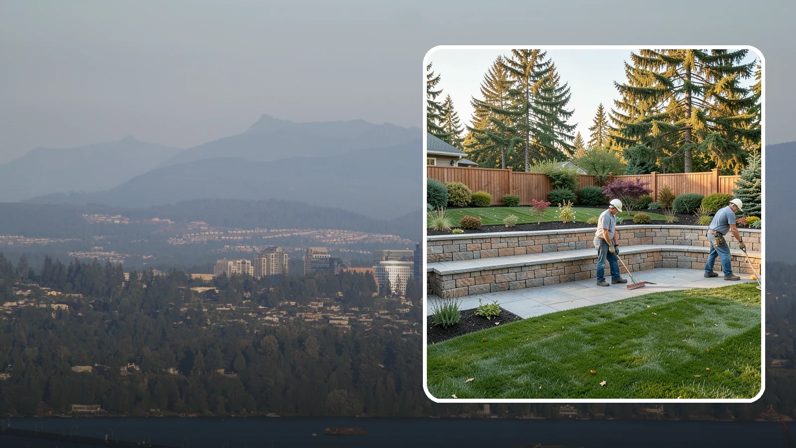 Seating Wall Installation in Medina, King County, WA - Built-in seating walls that add permanent seating and definition to patios and gathering spaces.