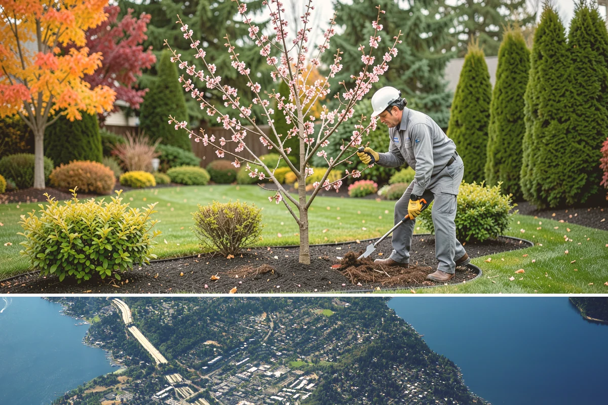 Seating Wall Installation in Mercer Island, King County, WA - Best built spring through fall.