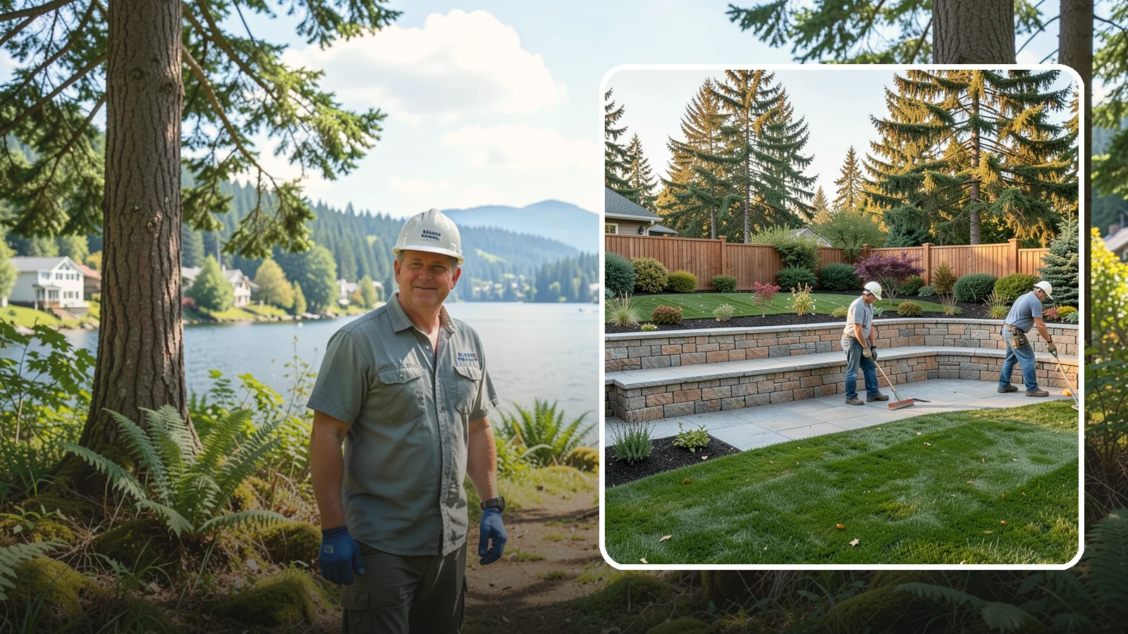 Seating Wall Installation in Milton, King County, WA - Built-in seating walls that add permanent seating and definition to patios and gathering spaces.