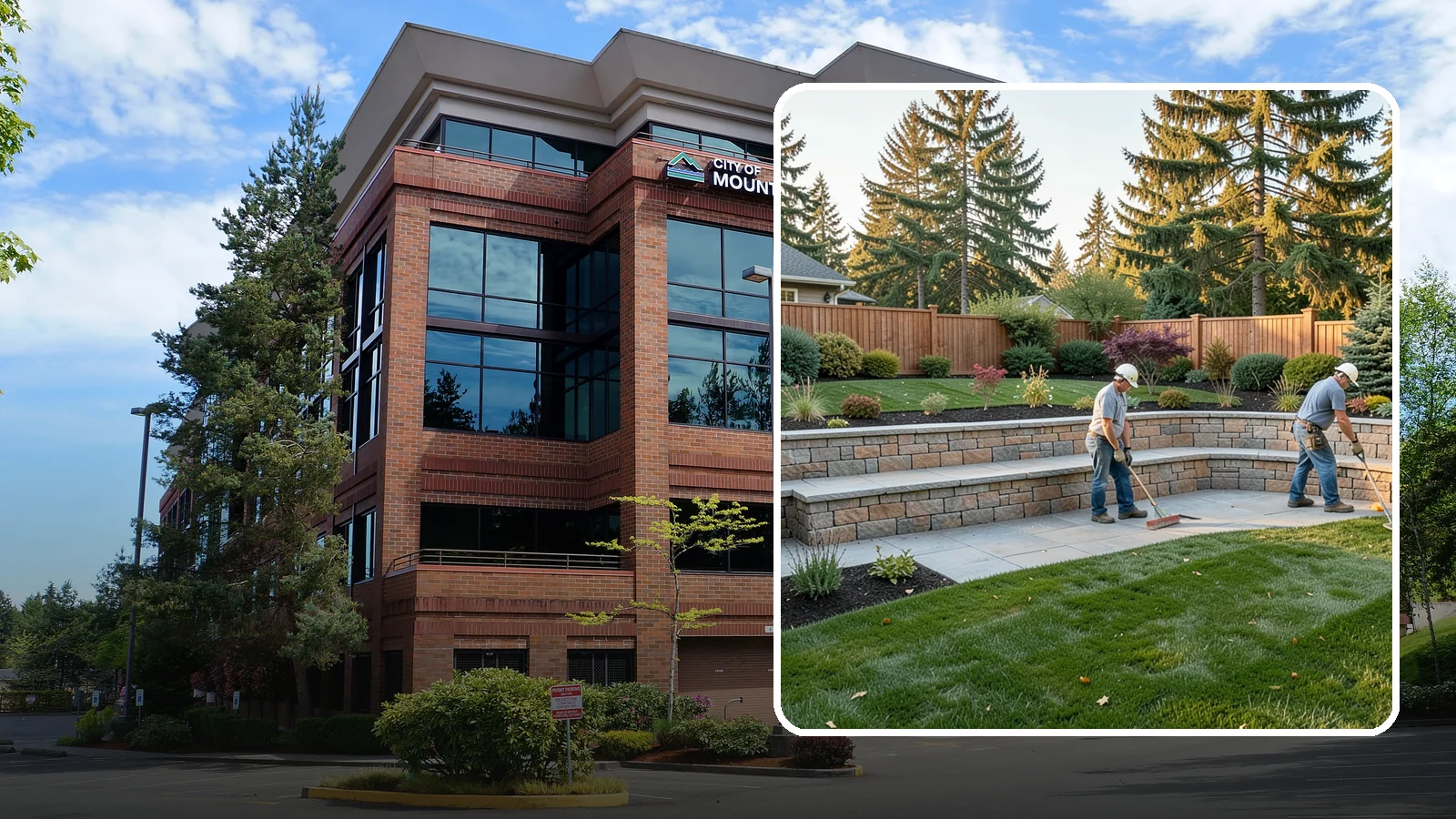 Seating Wall Installation in Mountlake Terrace, Snohomish County, WA - Built-in seating walls that add permanent seating and definition to patios and gathering spaces.