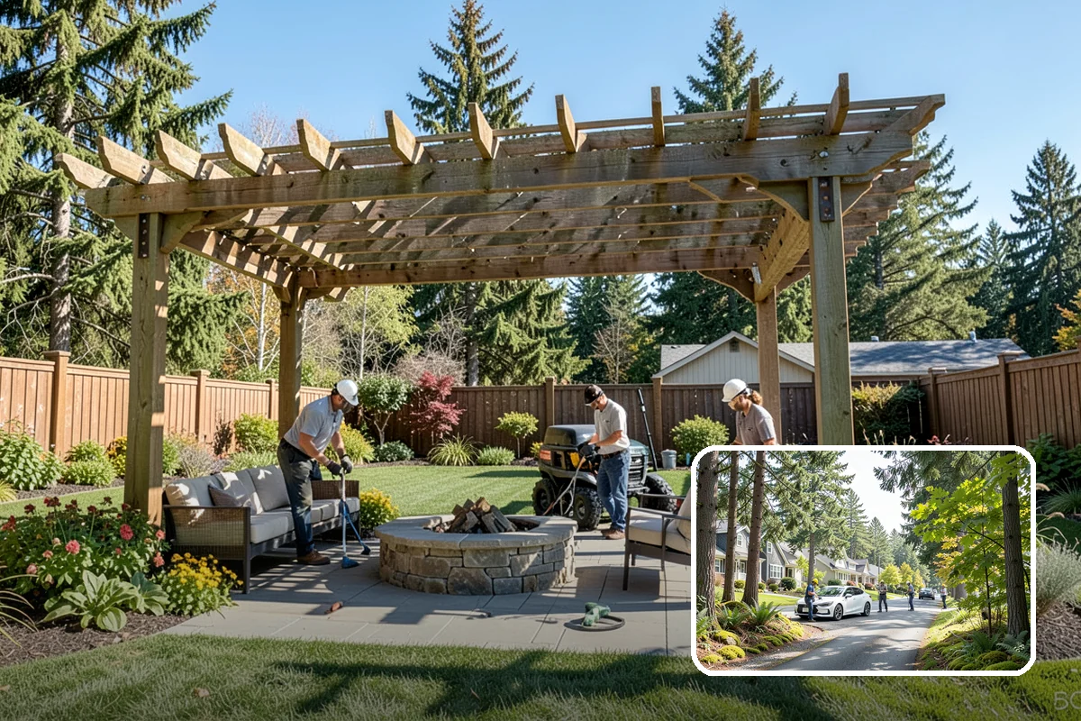 Seating Wall Installation in Normandy Park, King County, WA - Permanent seating without clutter