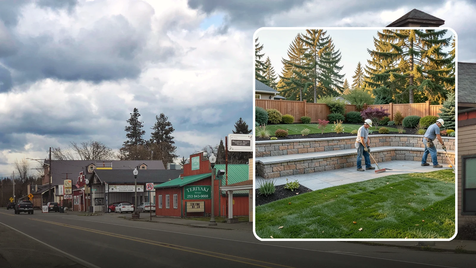 Seating Wall Installation in Roy, Pierce County, WA - Built-in seating walls that add permanent seating and definition to patios and gathering spaces.