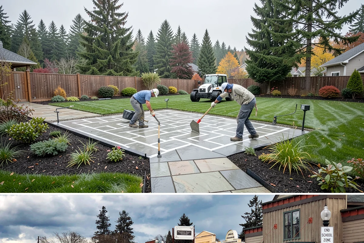 Seating Wall Installation in Roy, Pierce County, WA - Best built spring through fall.