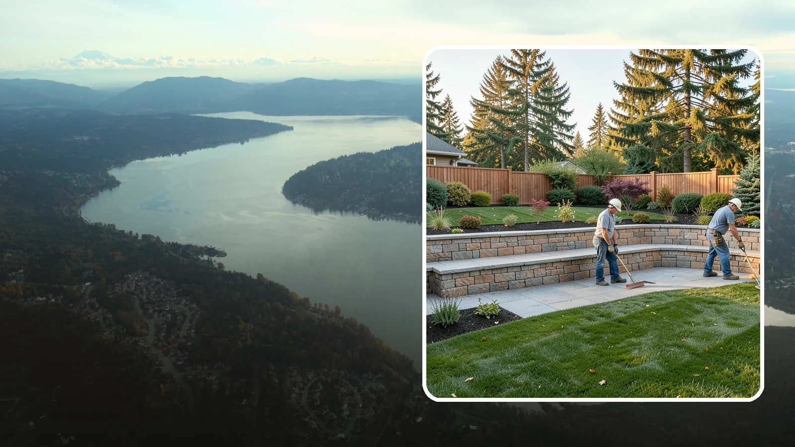 Seating Wall Installation in Sammamish, King County, WA - Built-in seating walls that add permanent seating and definition to patios and gathering spaces.