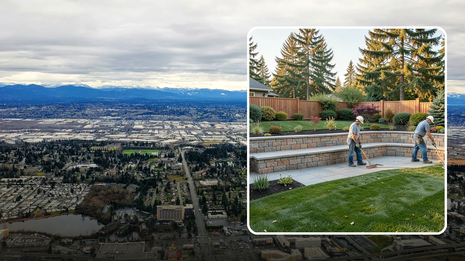 Seating Wall Installation in SeaTac, King County, WA - Built-in seating walls that add permanent seating and definition to patios and gathering spaces.