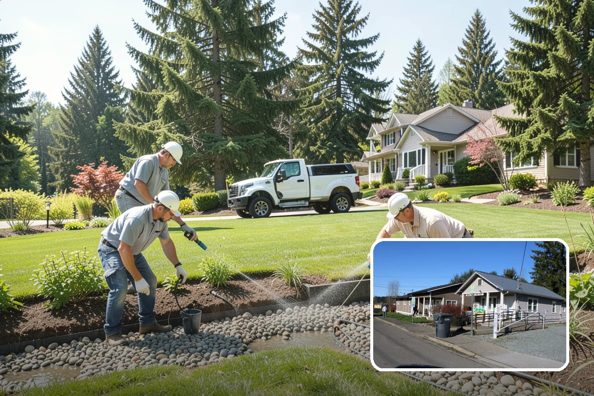 Seating Wall Installation in South Prairie, Pierce County, WA - Permanent seating without clutter