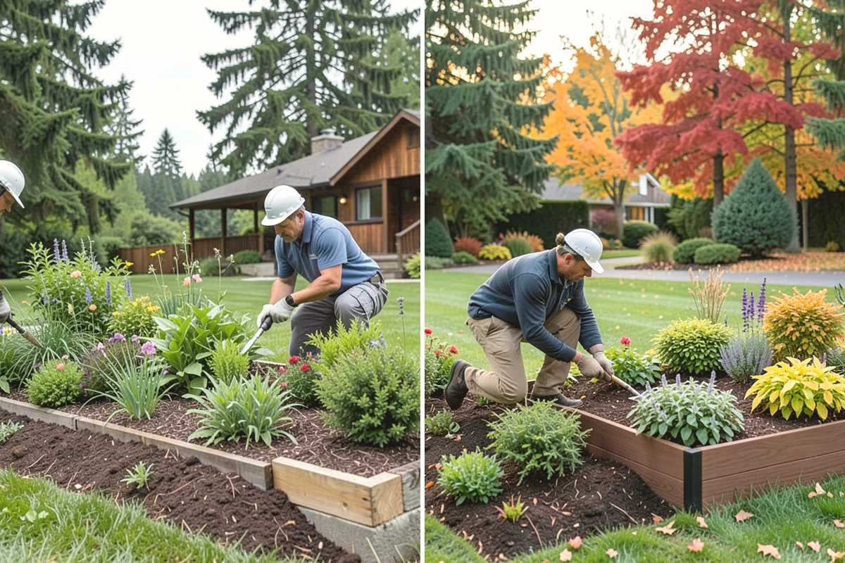 Seating Wall Installation in University Place, Pierce County, WA - Plan the wall layout and seating height