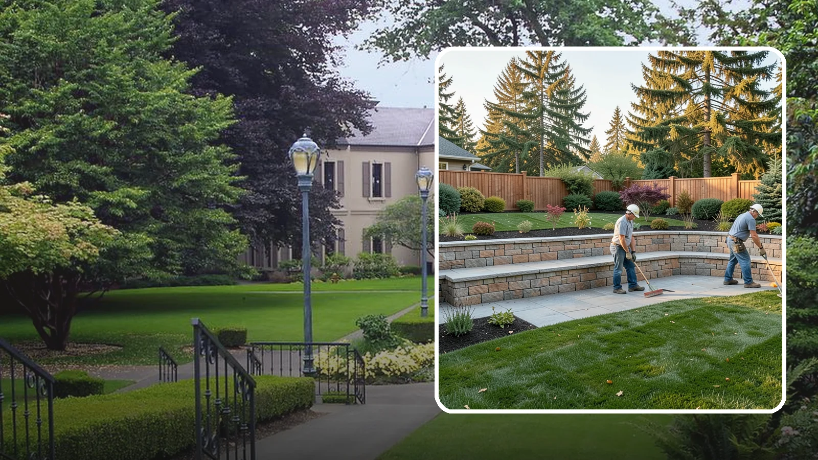 Seating Wall Installation in Woodinville, King County, WA - Built-in seating walls that add permanent seating and definition to patios and gathering spaces.
