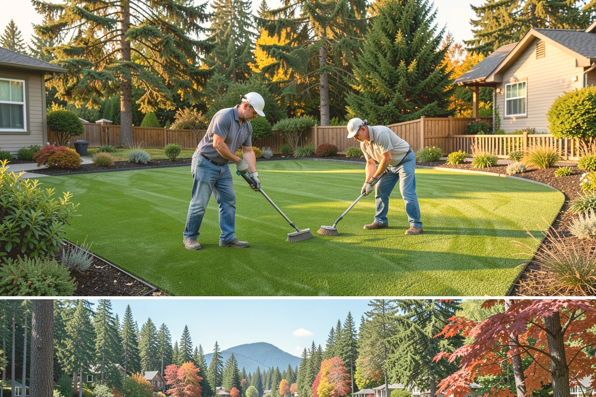 Security Lighting in Covington, King County, WA - Can be installed year-round.