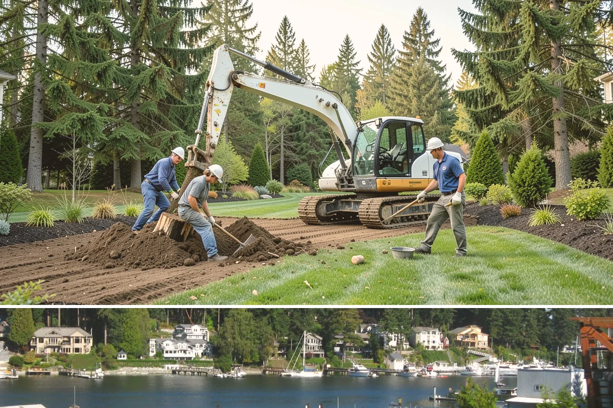Security Lighting in Gig Harbor, Pierce County, WA - Can be installed year-round.