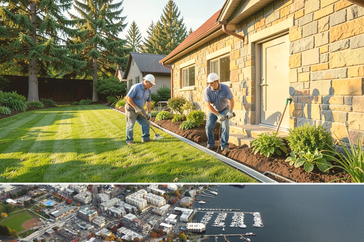 Security Lighting in Kirkland, King County, WA - Can be installed year-round.