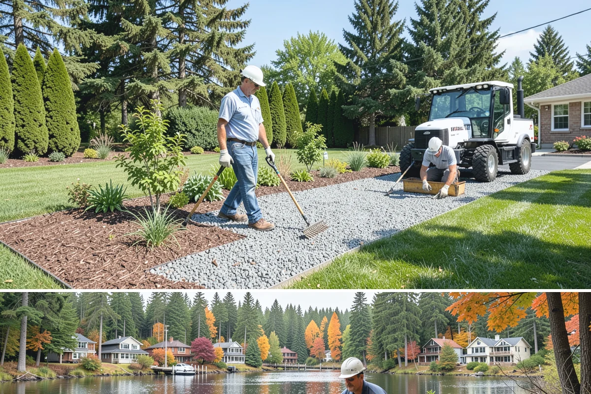 Security Lighting in La Conner, Skagit County, WA - Can be installed year-round.