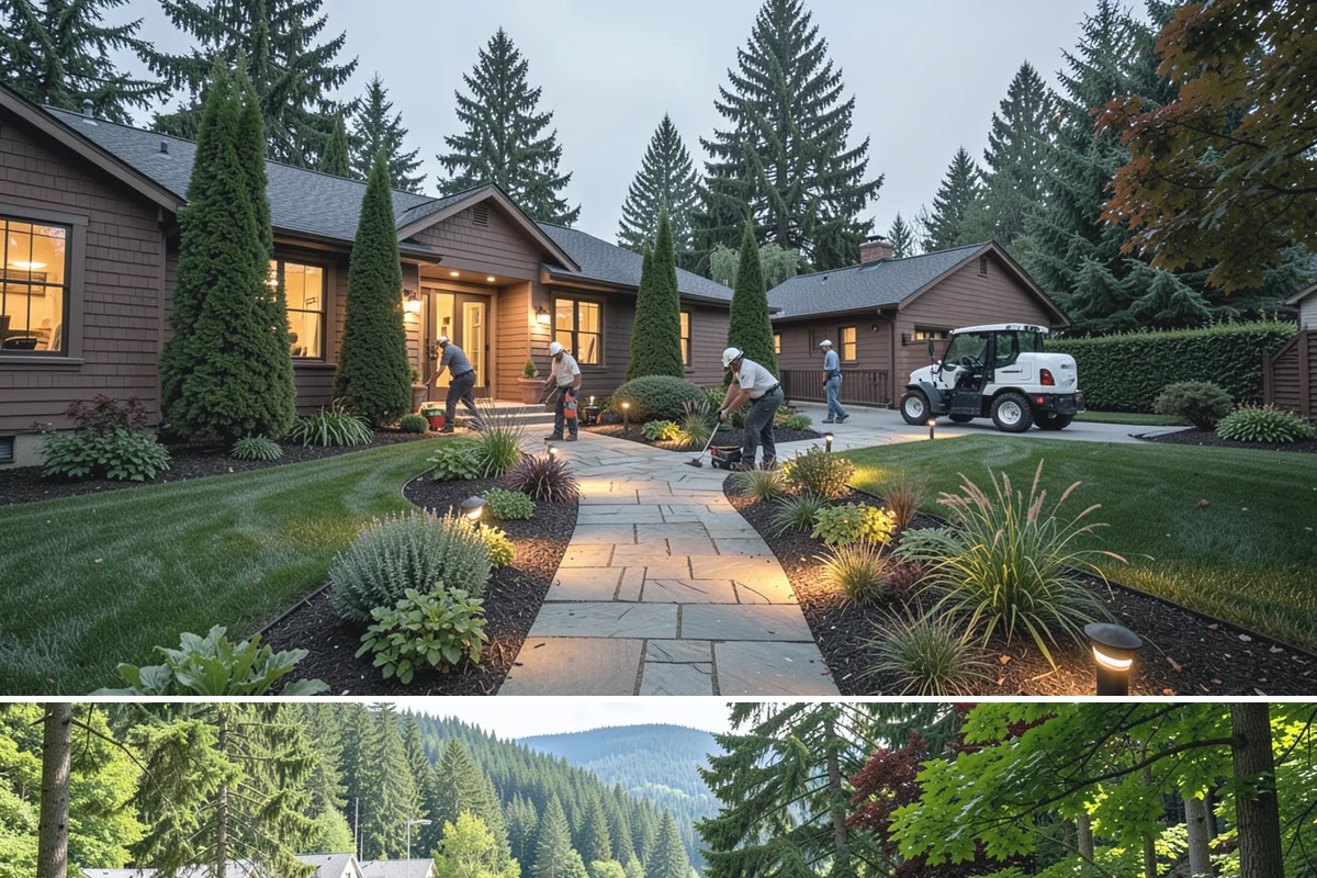 Security Lighting in Lake Forest Park, King County, WA - Can be installed year-round.