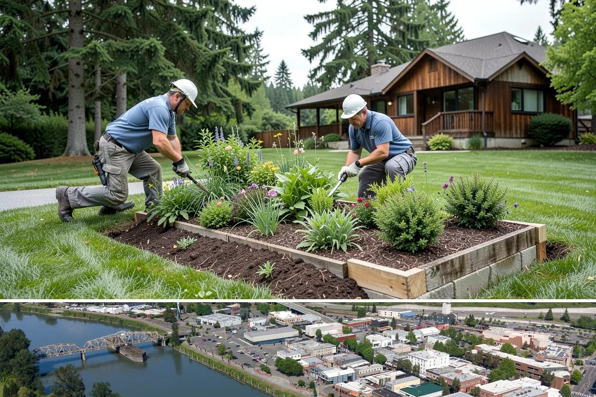 Security Lighting in Mount Vernon, Skagit County, WA - Can be installed year-round.