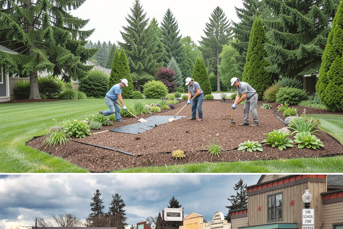 Security Lighting in Roy, Pierce County, WA - Can be installed year-round.