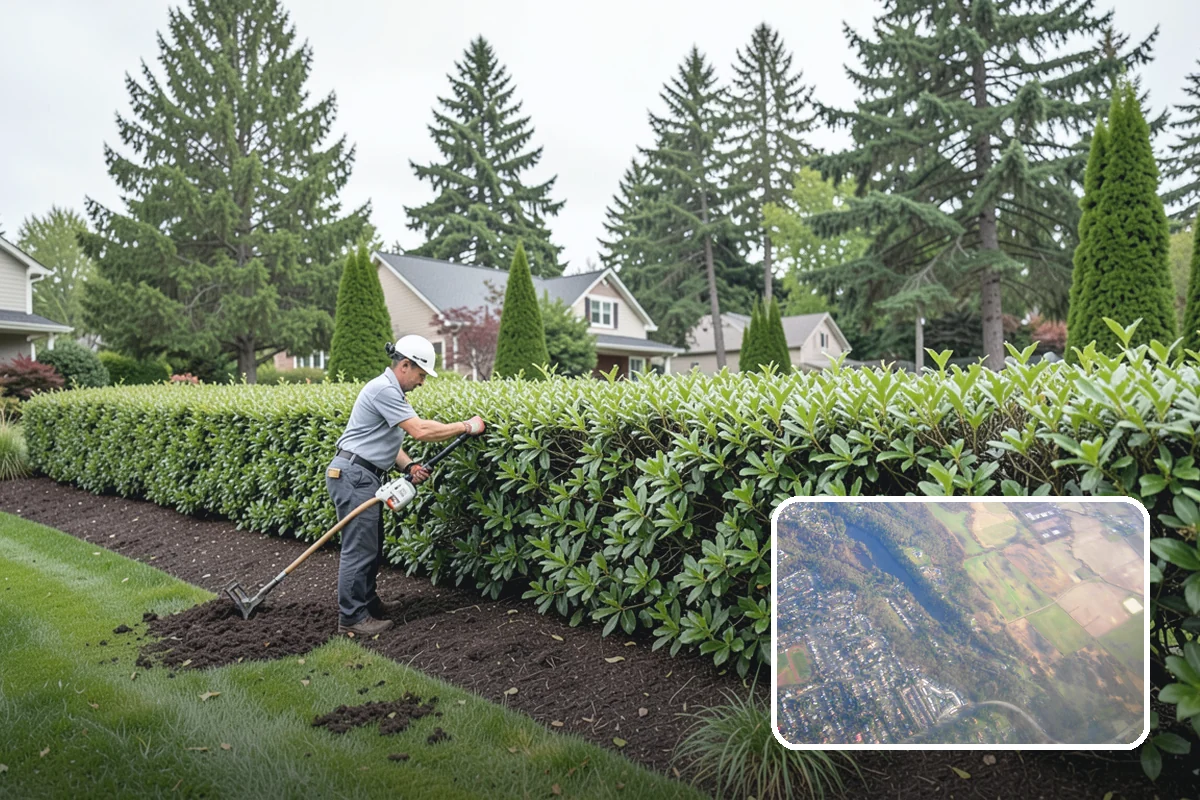 Segmental Block Retaining Wall in Algona, King County, WA - Handles taller walls with geogrid reinforcement