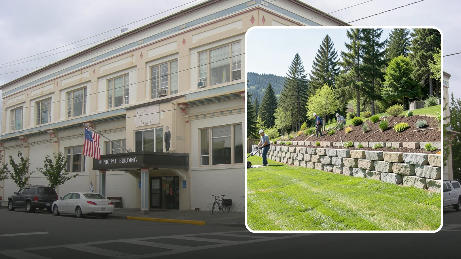 Segmental Block Retaining Wall in Anacortes, Skagit County, WA - An engineered mortarless wall of interlocking segmental units, ideal for taller PNW slopes that demand reinforcement and reliable...
