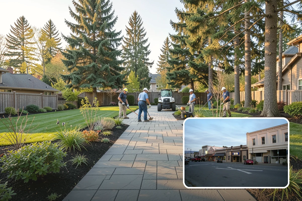 Segmental Block Retaining Wall in Burlington, Skagit County, WA - Handles taller walls with geogrid reinforcement