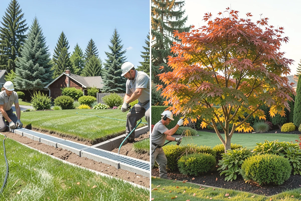 Segmental Block Retaining Wall in Carbonado, Pierce County, WA - Excavate the slope and any geogrid embedment zone