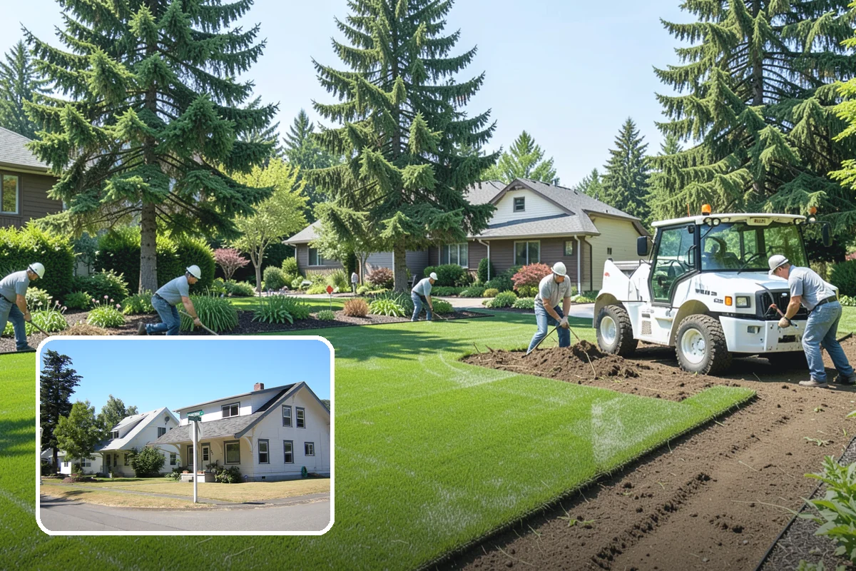 Segmental Block Retaining Wall in DuPont, Pierce County, WA - Handles taller walls with geogrid reinforcement
