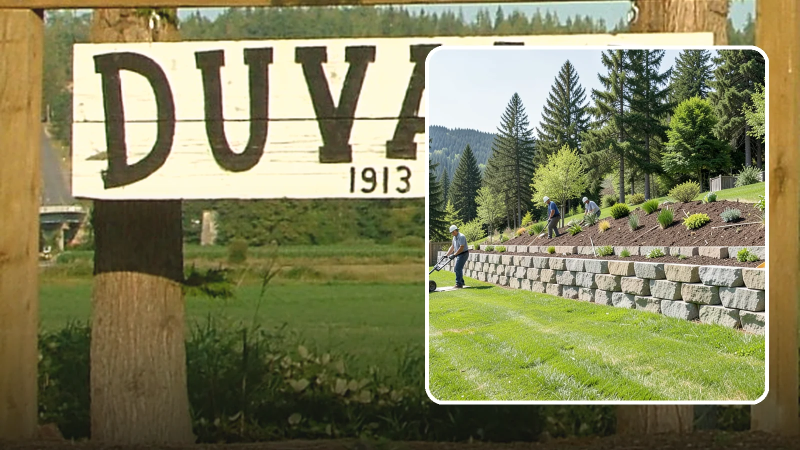 Segmental Block Retaining Wall in Duvall, King County, WA - An engineered mortarless wall of interlocking segmental units, ideal for taller PNW slopes that demand reinforcement and reliable...